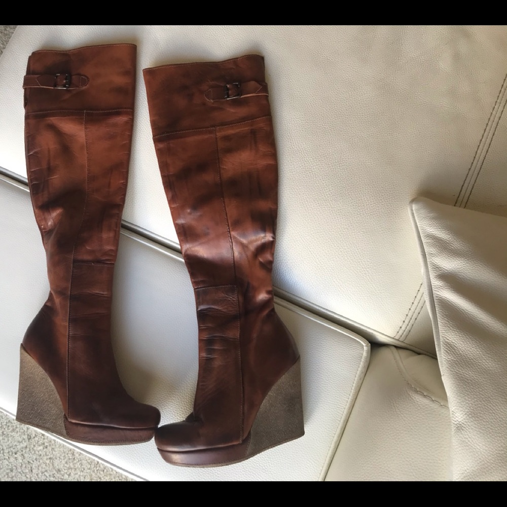 Soft Leather Over-the-knee Boots